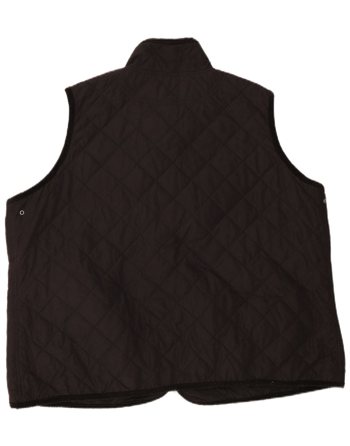Ralph Lauren Γυναικεία καπιτονέ Gilet UK 22 3XL Μαύρος Πολυεστέρας