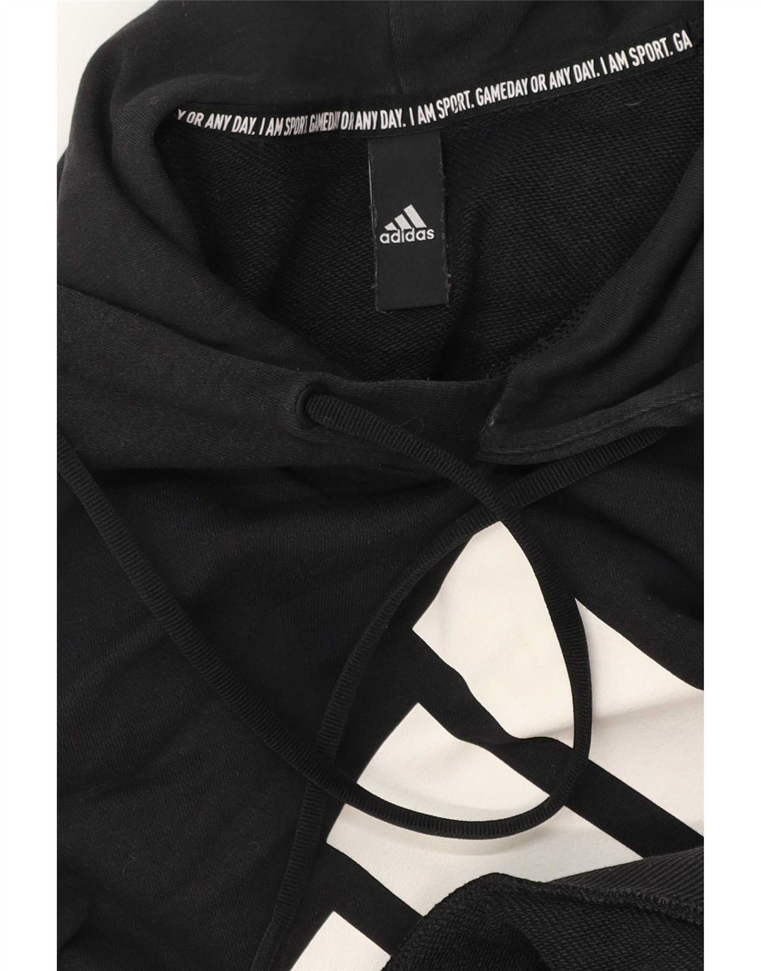 Ανδρικό γραφικό κουκούλα Adidas, μεσαίο μαύρο