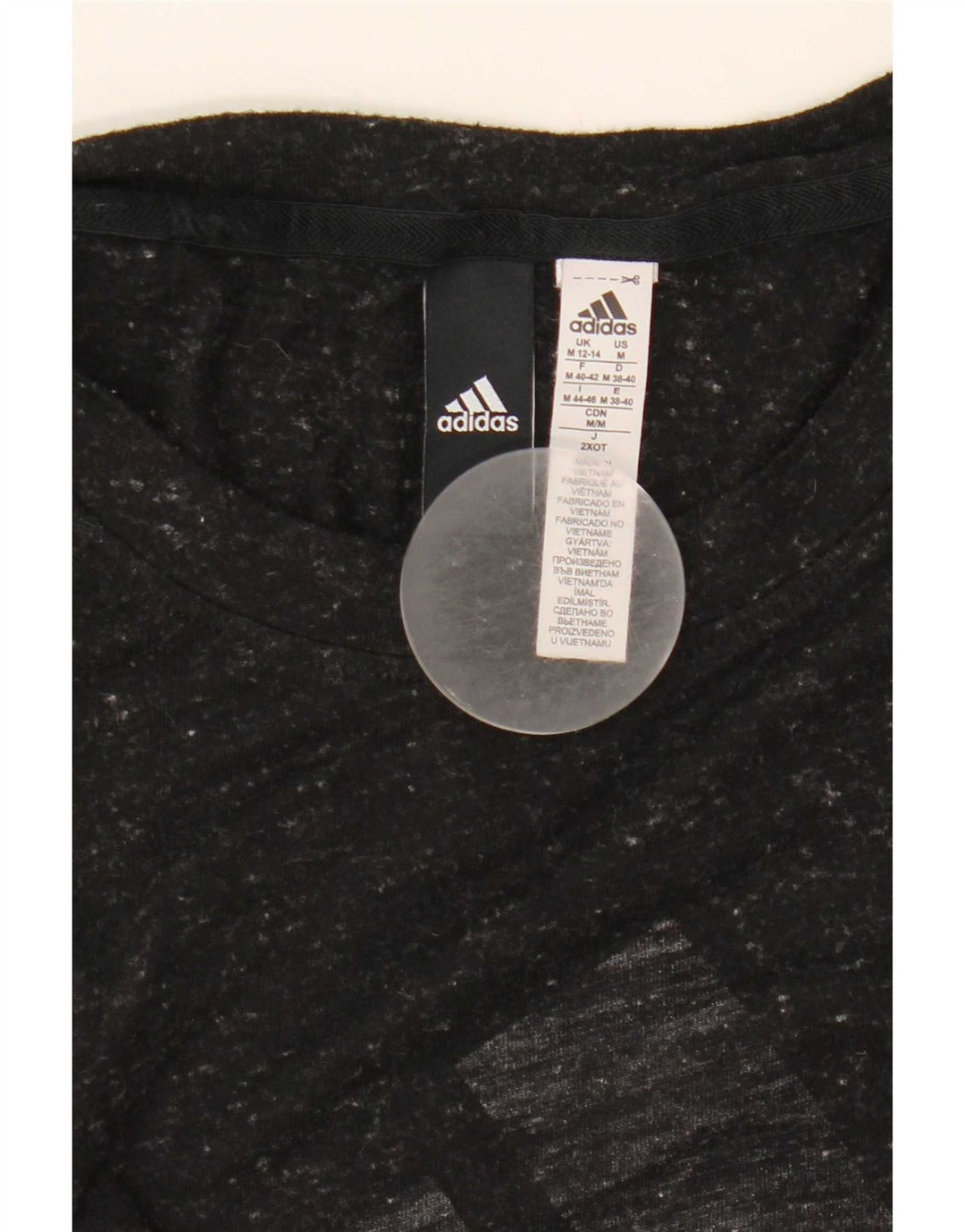 Γυναικείο γραφικό γιλέκο Adidas Top UK 12/14 Medium Black Flecked