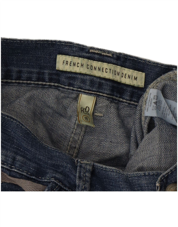 ΓΑΛΛΙΚΗ ΣΥΝΔΕΣΗ Γυναικεία Cargo Straight Jeans UK 8 Small W30 L33 Blue