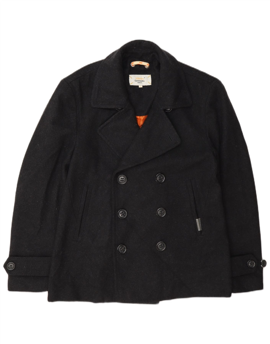 Superdry Ανδρικό Παλτό μπιζελιού UK 42 XL Γκρι