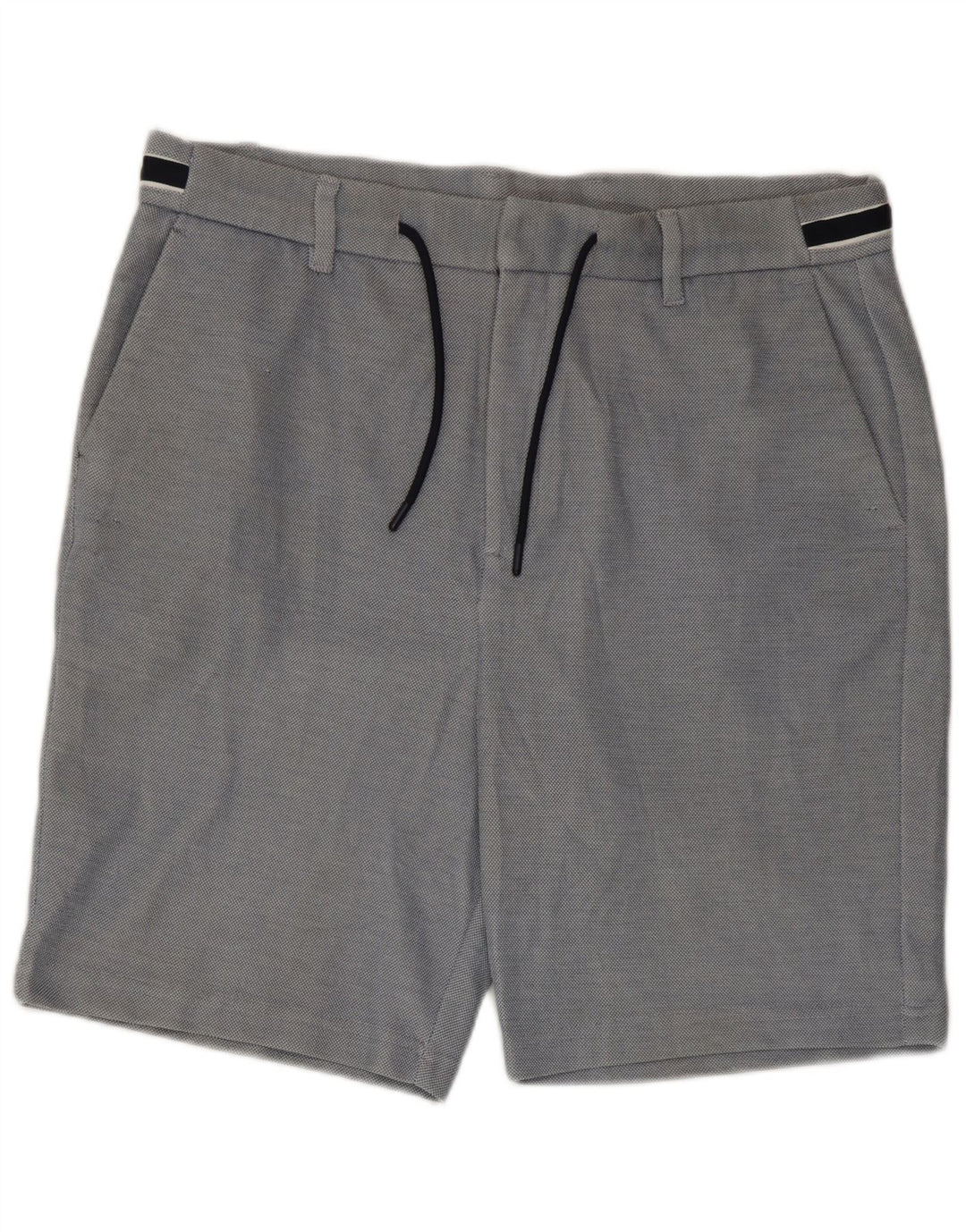 Zara Ανδρικό σορτς Chino XL W38 μπλε πολυεστέρα