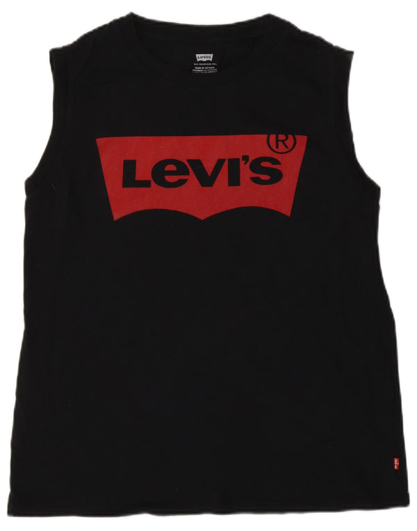 Γυναικείο γραφικό γιλέκο LEVI'S Top UK 10 Small Black