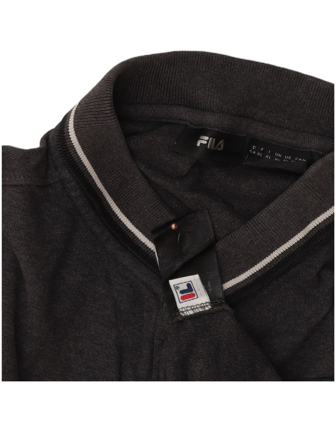 Ανδρικό πουκάμισο πόλο FILA XL Γκρι βαμβακερό