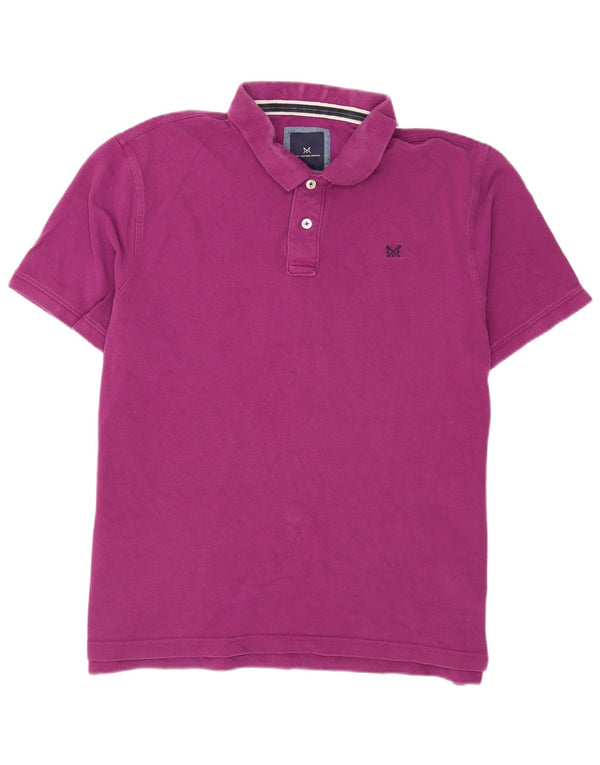 Ανδρικό μπλουζάκι πόλο Crew Clothing 2XL Μωβ βαμβακερό