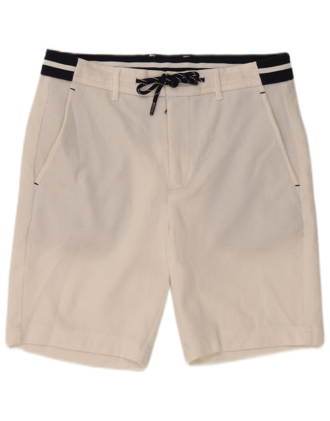 Zara Ανδρικό σορτς κολύμβησης Small White Colourblock Polyester