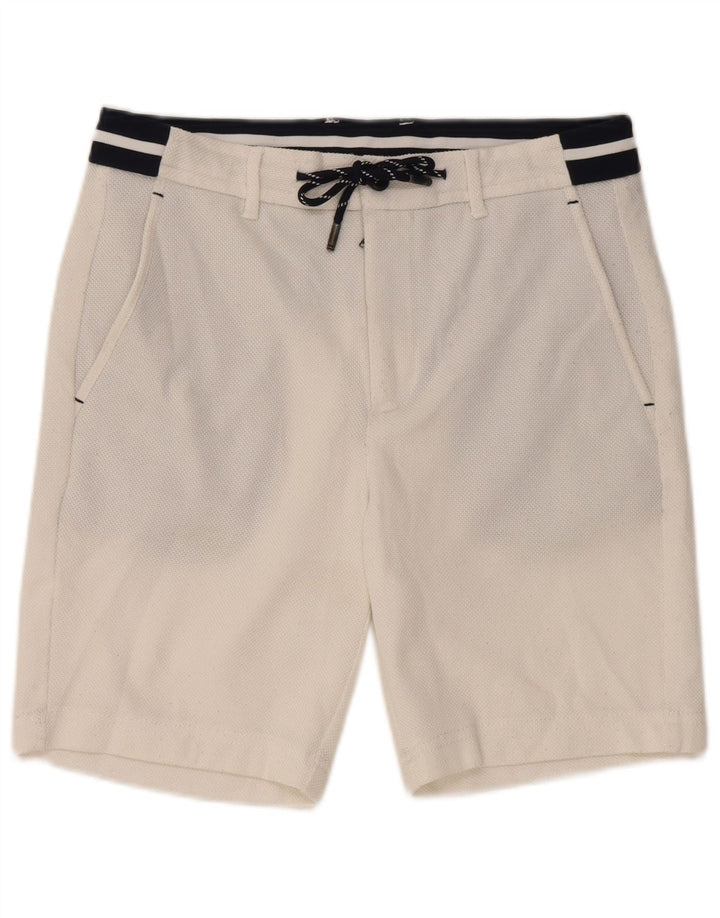 Zara Ανδρικό σορτς κολύμβησης Small White Colourblock Polyester