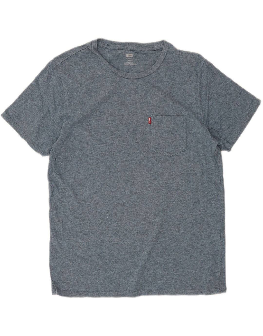 LEVI'S Mens Standard T-Shirt Top Medium Blue Cotton Vintage Levi's and Second-Hand Levi's from Messina Hembry 