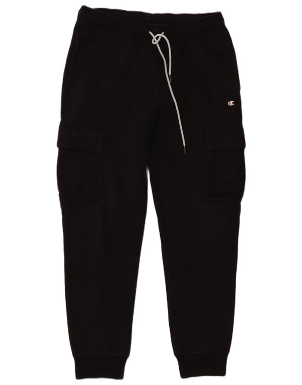 Champion Ανδρική φόρμα Cargo Παντελόνι Joggers Μεγάλο Μαύρο Βαμβακερό