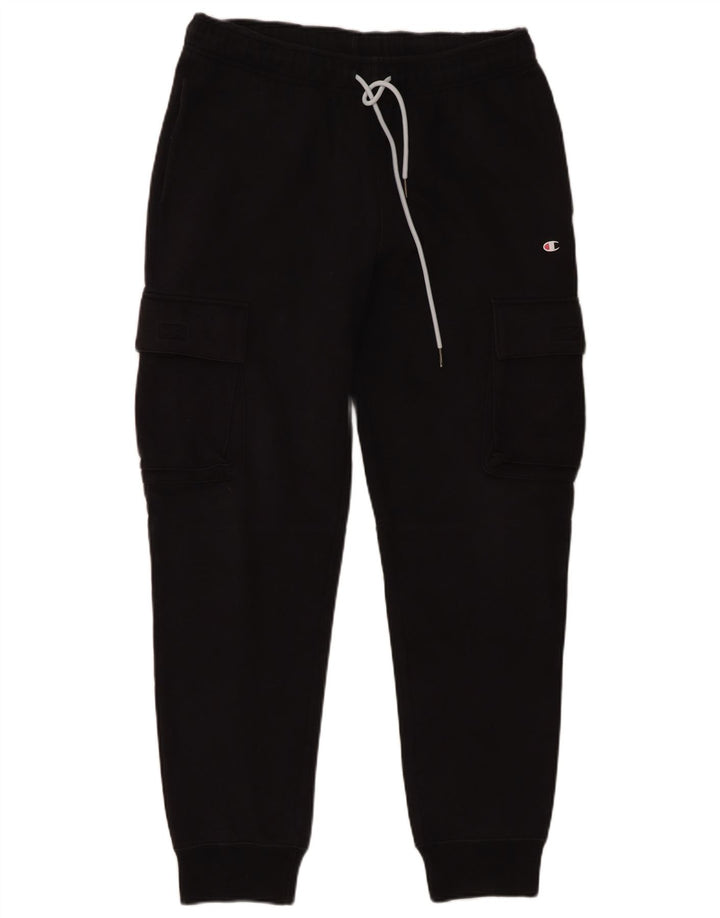 Champion Ανδρική φόρμα Cargo Παντελόνι Joggers Μεγάλο Μαύρο Βαμβακερό