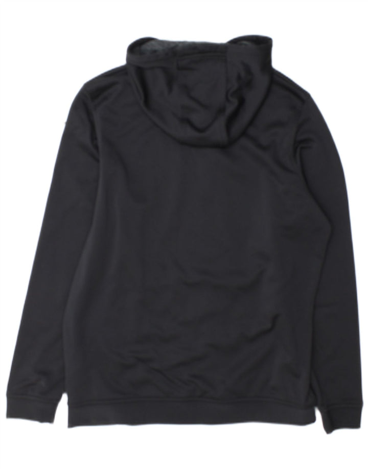 Under Armour Mens Cold Gear Graphic Hoodie Jumper Μεσαίο μαύρο πολυεστέρα
