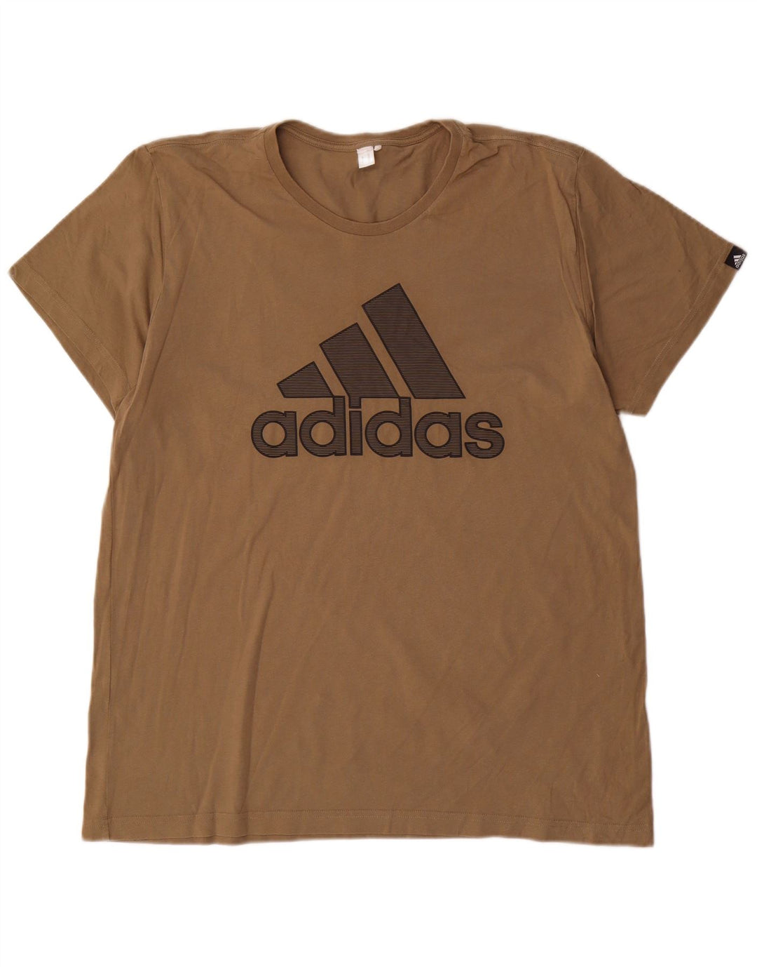 Ανδρικό γραφικό T-Shirt Adidas Top Larg Brown