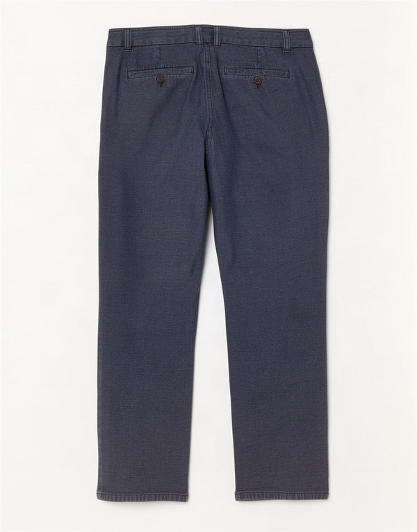 Boden Γυναικείο ίσιο παντελόνι Chino UK 14 μεγάλο W34 L27 Navy Blue βαμβακερό