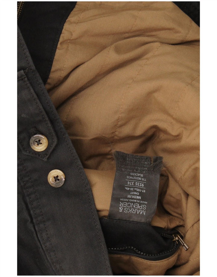 Ανδρικό μπουφάν Marks & Spencer UK 38 Medium Black