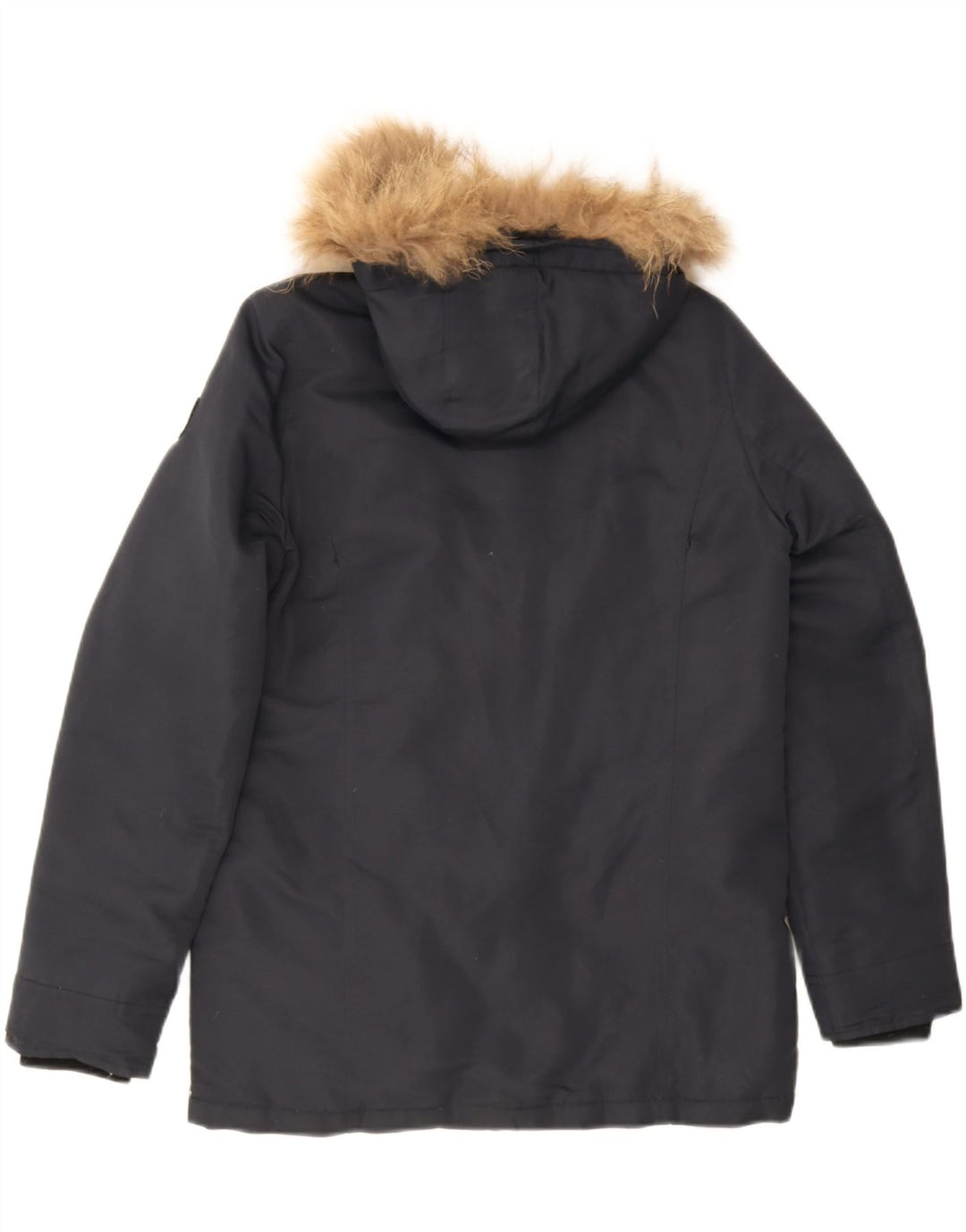 Refrigiwear Γυναικείο μπουφάν με κουκούλα UK 16 Large Navy Blue Polyester