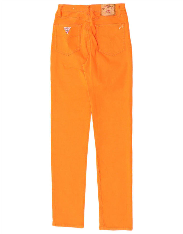 Fiorucci Γυναικείο Slim Jeans W28 L30 Πορτοκαλί βαμβακερό