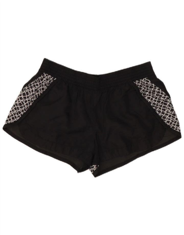 Γυναικείο αθλητικό σορτς NIKE UK 14 μεγάλο μαύρο γεωμετρικό πολυεστέρα