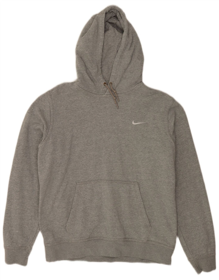 Ανδρικό φούτερ Nike, βαμβακερό μεγάλο γκρι χρώμα