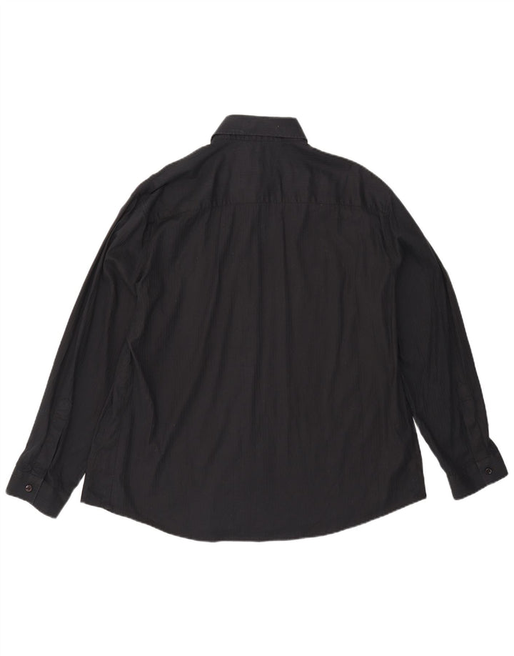 Ανδρικό πουκάμισο ARMANI JEANS 2XL Μαύρο