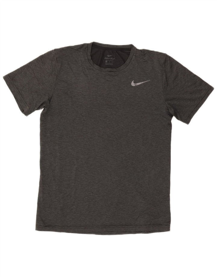 Ανδρικό μπλουζάκι Nike Dri Fit Τοπ μεσαίου γκρι πολυεστέρας