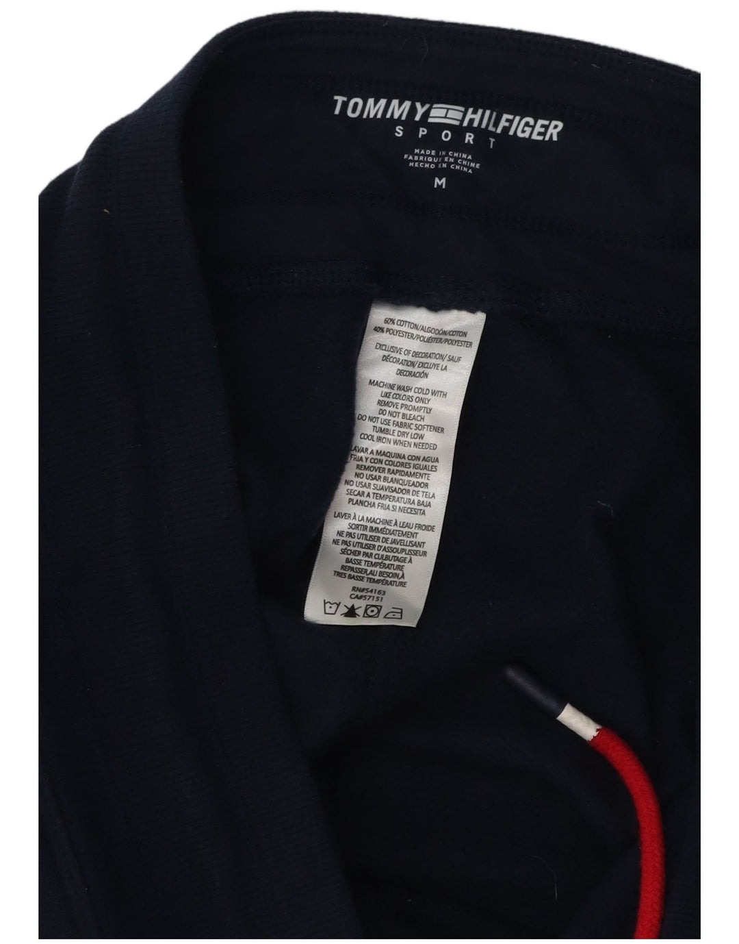 TOMMY HILFIGER Γυναικεία αθλητική φόρμα παντελόνι Joggers UK 14 Medium Navy Blue