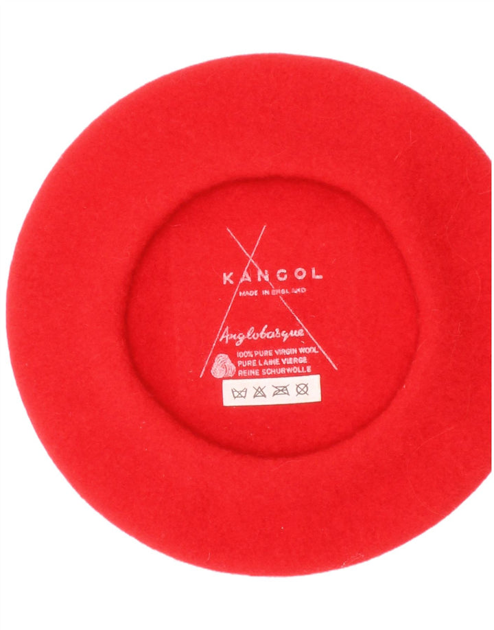 Γυναικείο καπέλο μπερέ Kangol One size κόκκινο παρθένο μαλλί