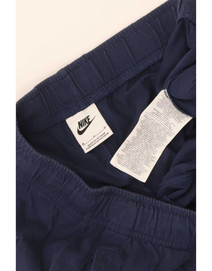 Ανδρικό αθλητικό σορτς Nike από μεσαίο μπλε ναυτικό βαμβακερό