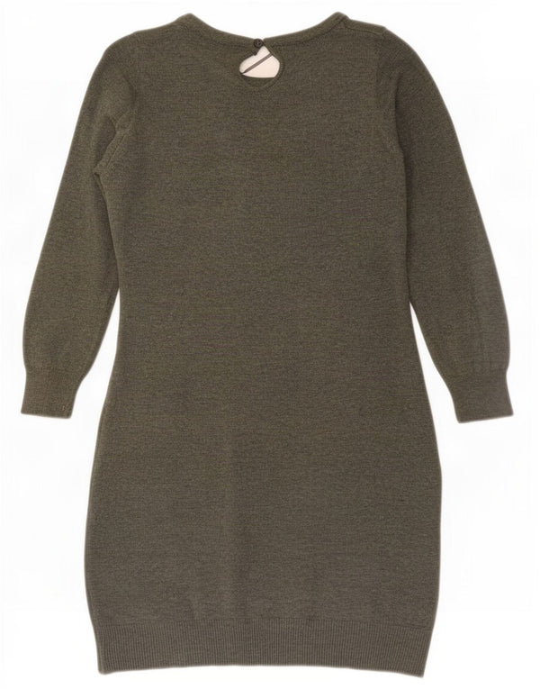Γυναικείο μακρυμάνικο φόρεμα Zara UK 16 Large Green