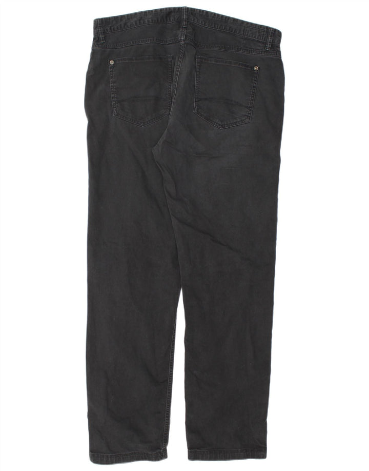 FAT FACE Mens Straight Jeans W36 L32 Black Cotton