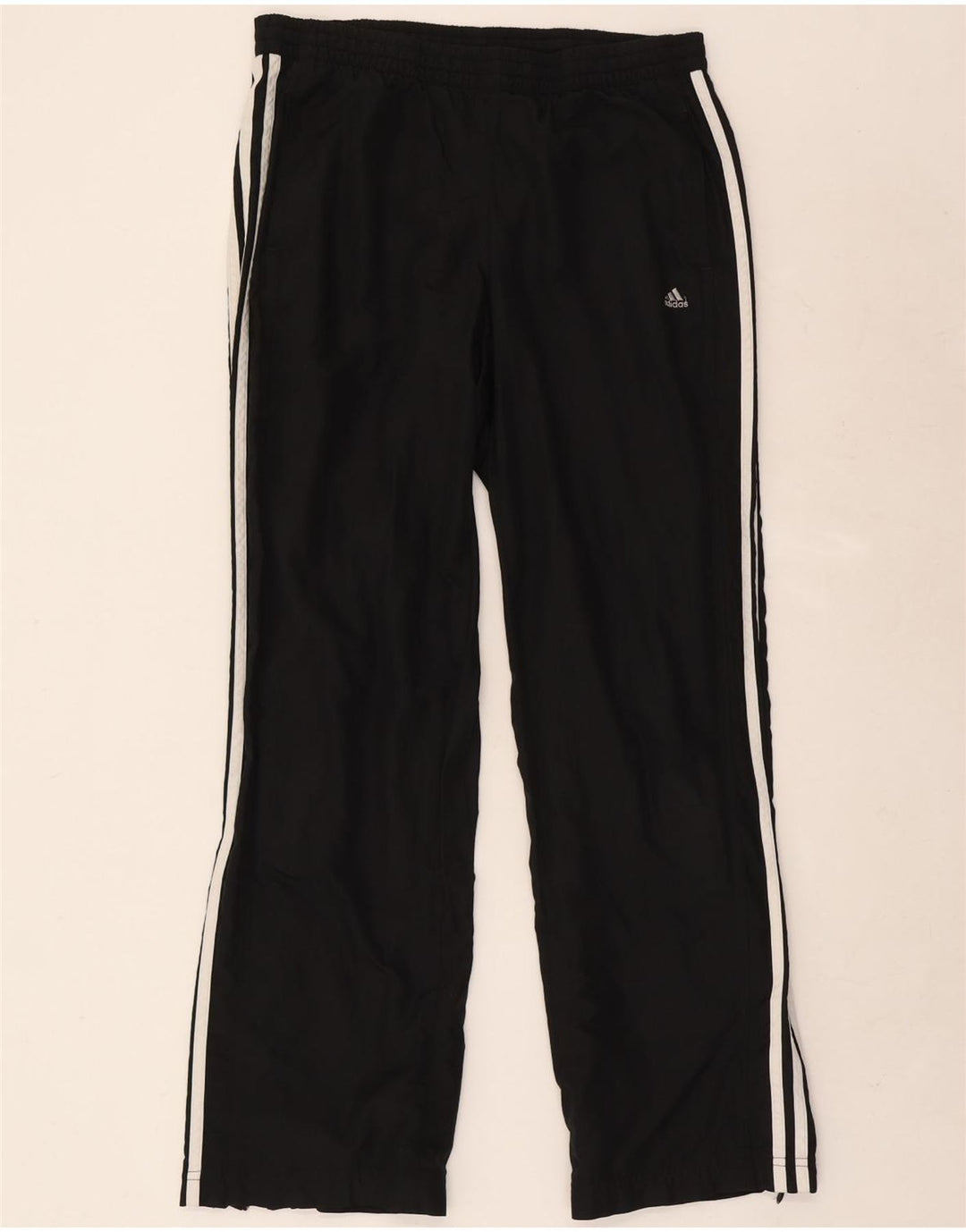 Γυναικεία αθλητική φόρμα Adidas Παντελόνι UK 14 Μεσαίο Μαύρο Πολυεστέρα