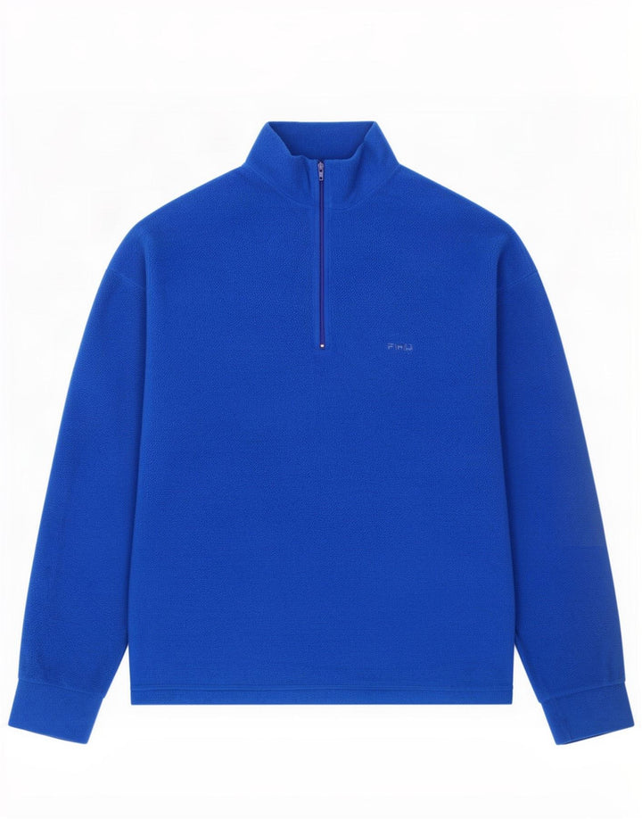 Fila Ανδρικό φερμουάρ Fleece Jumper IT 52 Large Blue Polyester
