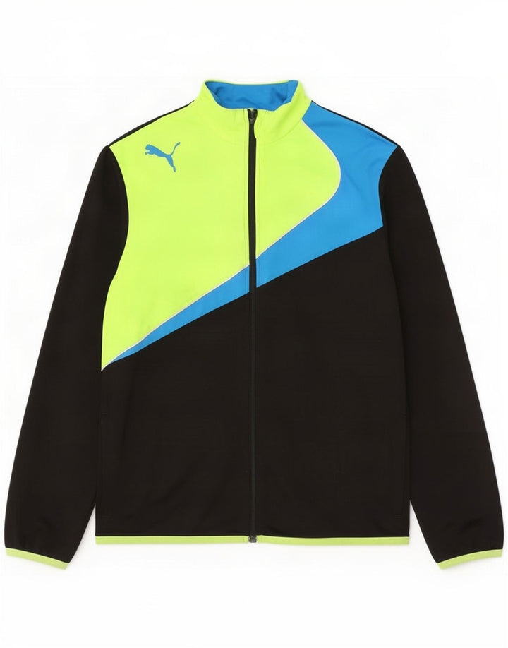 Μπουφάν Puma Boys αθλητική φόρμα 15-16 ετών Μαύρο Colourblock Polyester