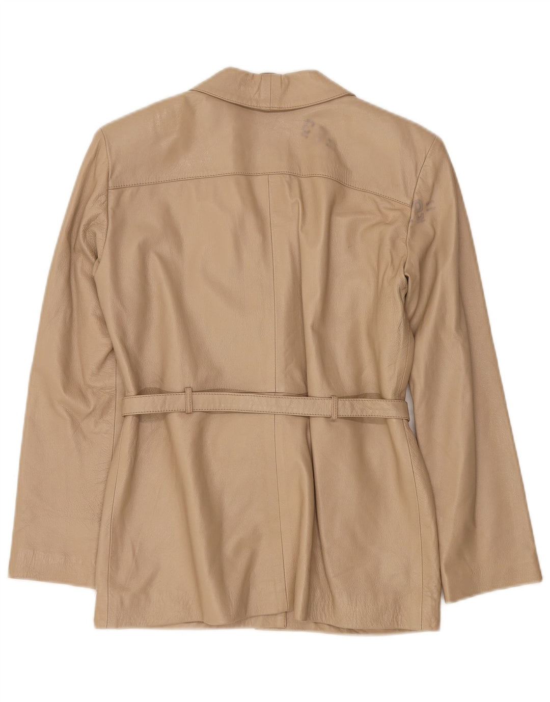 Vintage Γυναικείο Δερμάτινο Μπουφάν IT 42 Medium Beige