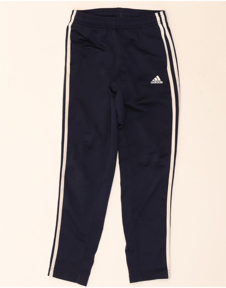 Παντελόνι αθλητικής φόρμας ADIDAS Boys 9-10 Years Navy Blue Polyester