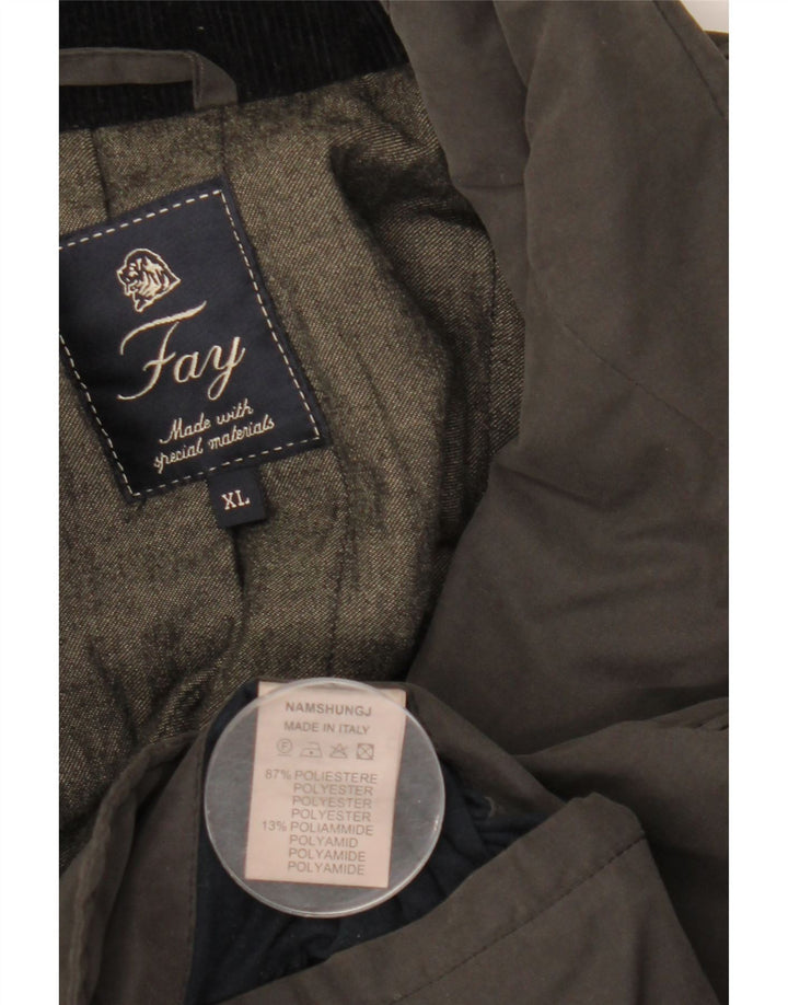 Ανδρικό τζάκετ Fay Windbreaker UK 42 XL Grey Polyester