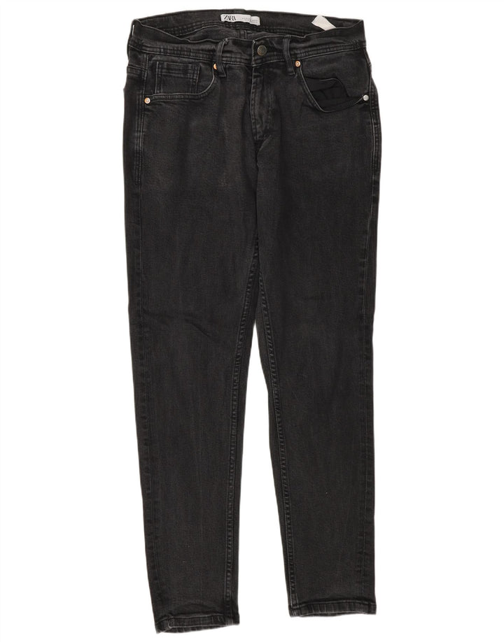Zara Ανδρικό Slim Jeans EU 44 Large W34 L30 Γκρι βαμβακερό