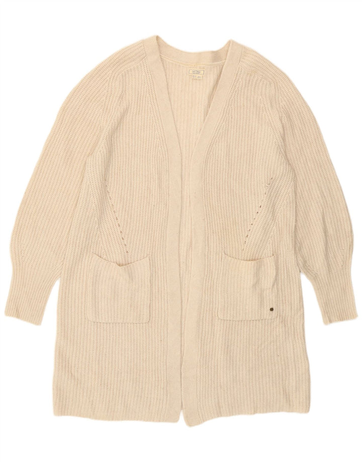 Γυναικείο πουλόβερ Longline UK 16 Large Off White