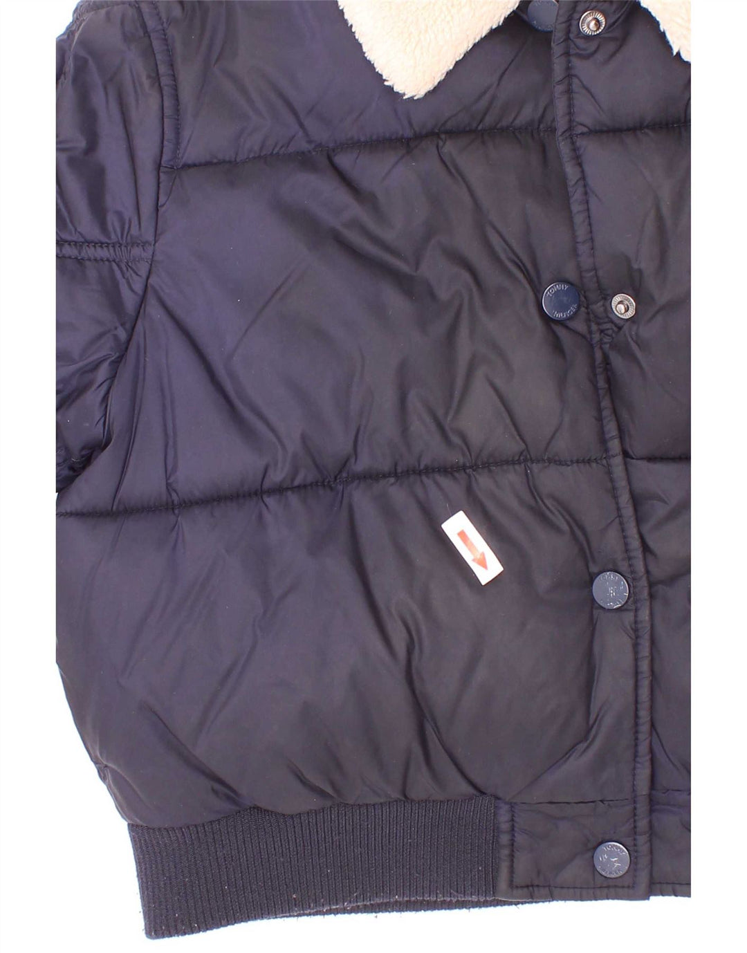 Tommy Hilfiger Girls Jacket padded 7-8 Years Navy Blue Polyester