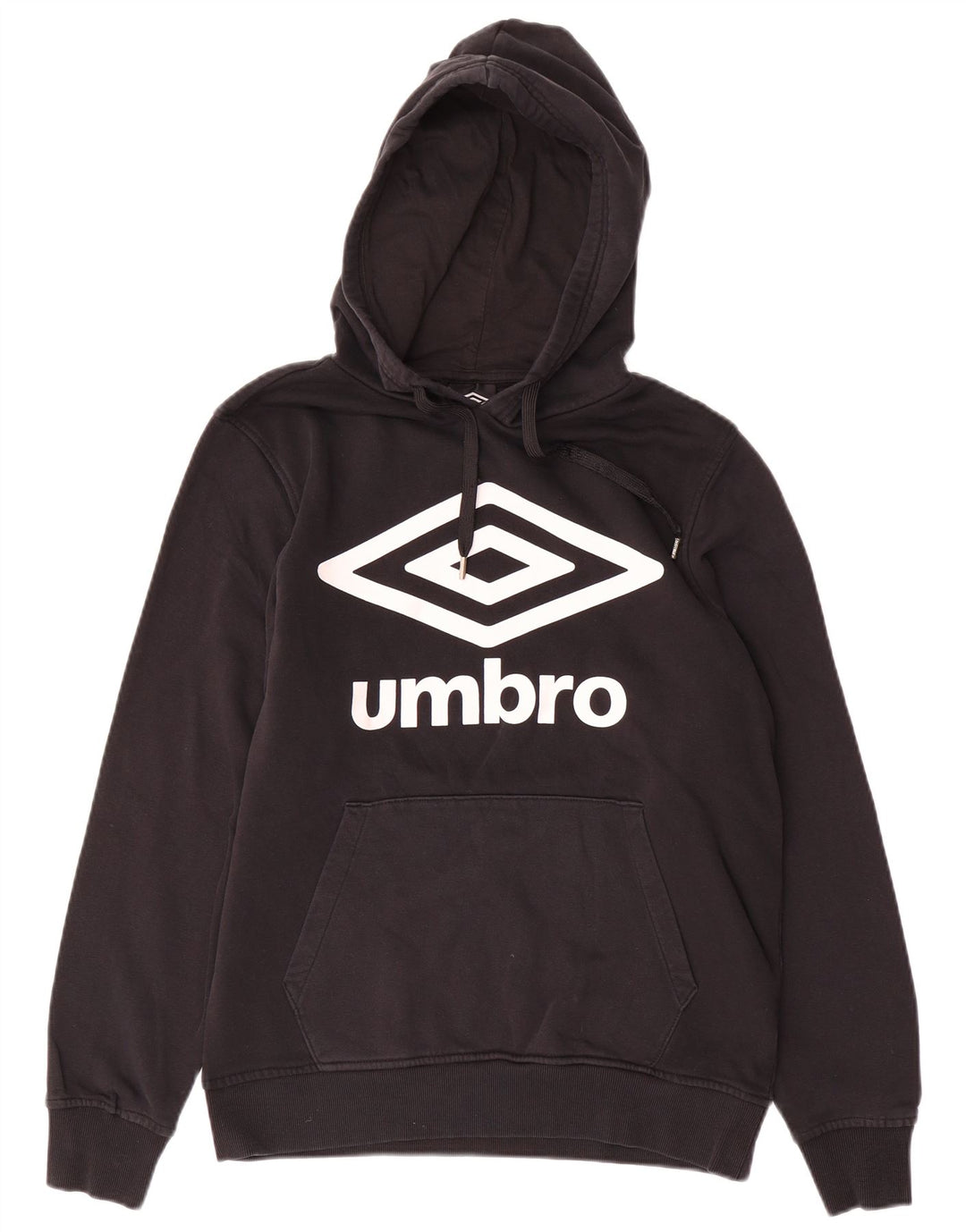 Ανδρικό γραφικό κουκούλα UMBRO, μεσαίο μαύρο βαμβακερό