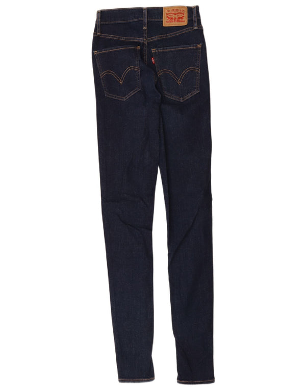 Γυναικείο τζιν Levi's Mile High Super Skinny W25 L31 Navy Blue Cotton