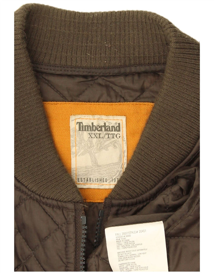 Ανδρικό καπιτονέ μπουφάν Timberland UK 44 2XL Khaki Nylon