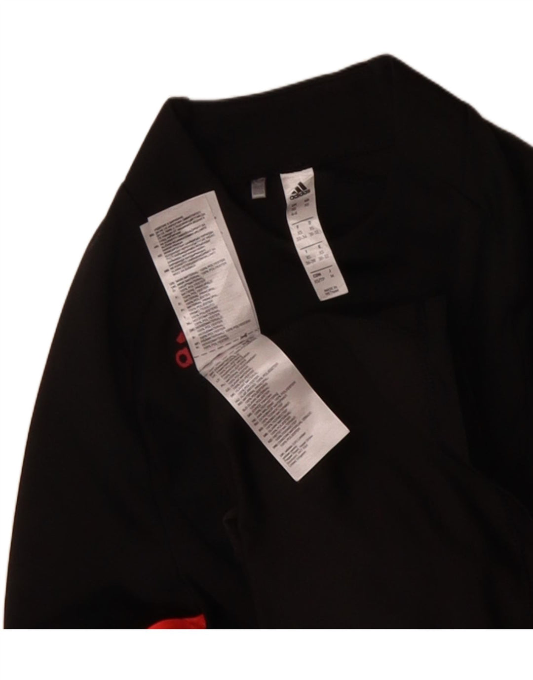 ADIDAS Womens Top Long Sleeve UK 4/6 XS Black Polyester Vintage Adidas and Second-Hand Adidas from Messina Hembry 
