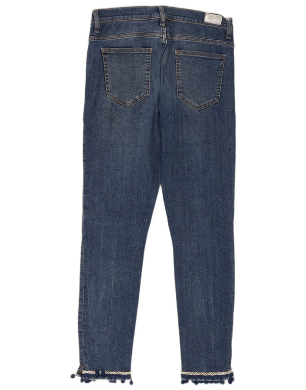 Zara Γυναικείο Slim Jeans EU 38 Small W28 L27 Μπλε βαμβακερό