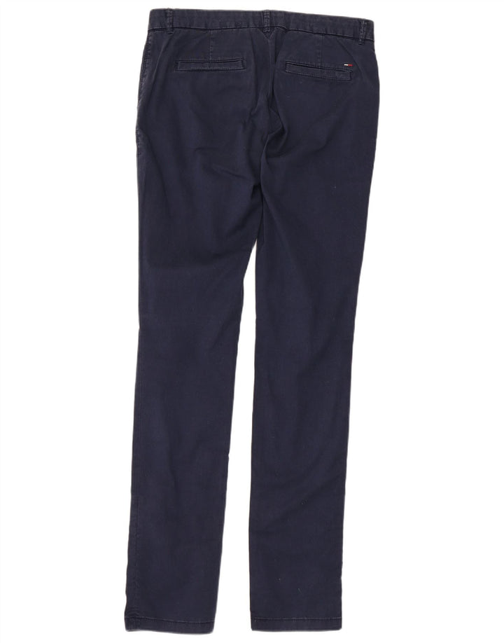 TOMMY HILFIGER Γυναικείο Slim Suit Παντελόνι W28 L34 Navy Blue Cotton