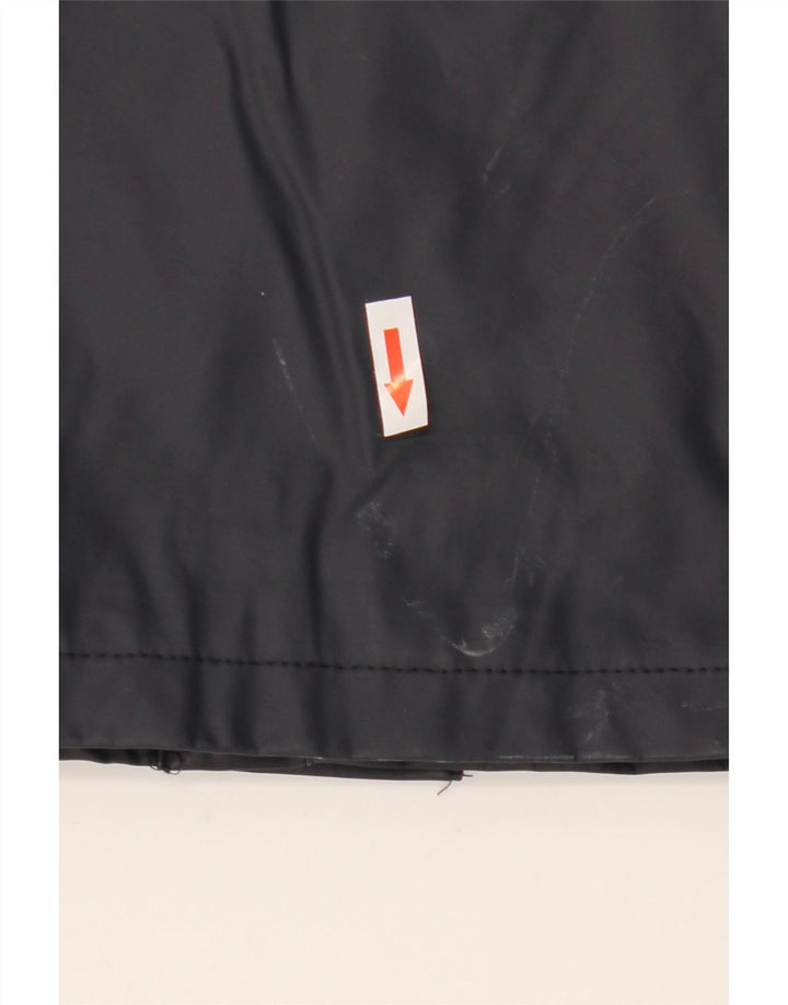 ZARA Ανδρικό παλτό αντιανεμικό με κουκούλα UK 40 Large Navy Blue Polyester