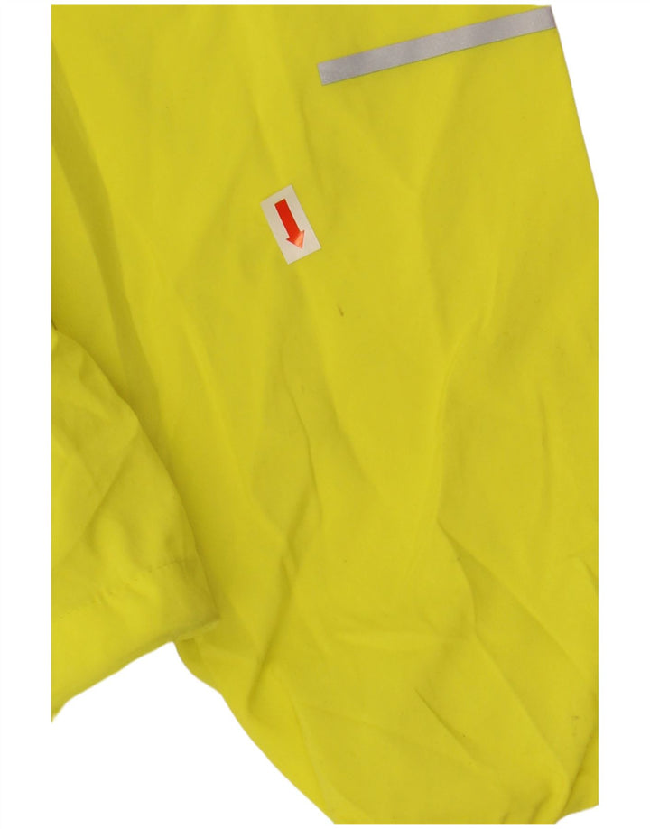 New Balance Ανδρικό μπουφάν βροχής με κουκούλα UK 38 Medium Yellow Polyester