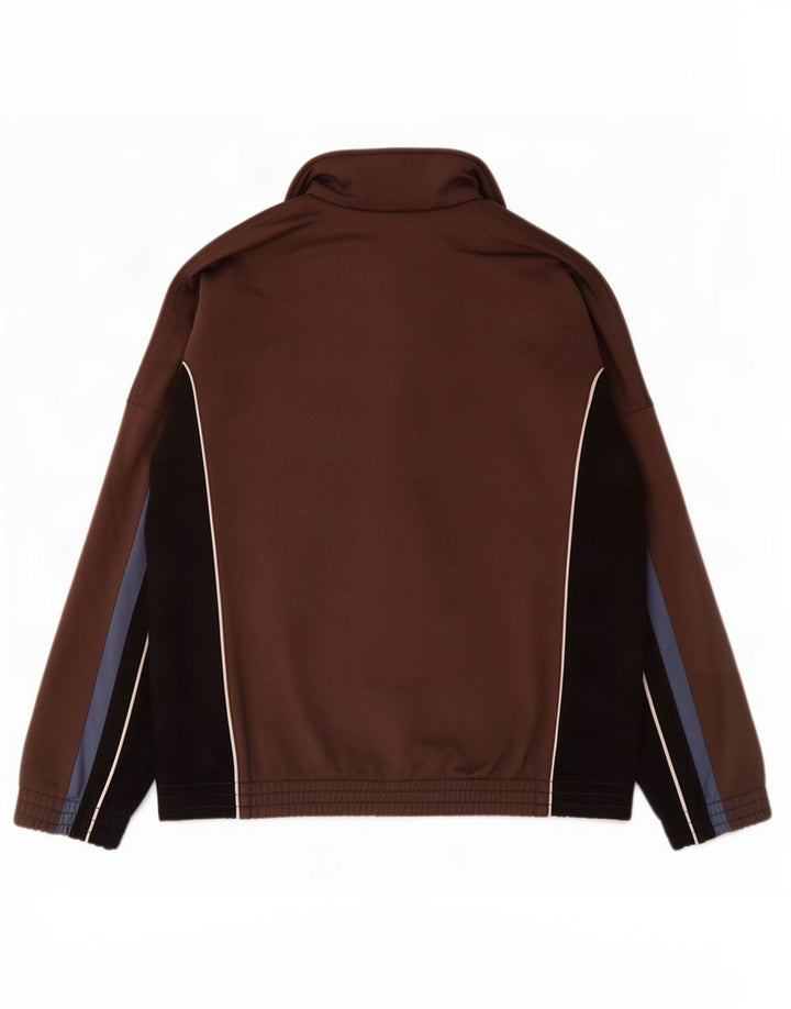 Ανδρική φόρμα Diadora Top Jacket IT 52 Large Brown Colourblock Polyester