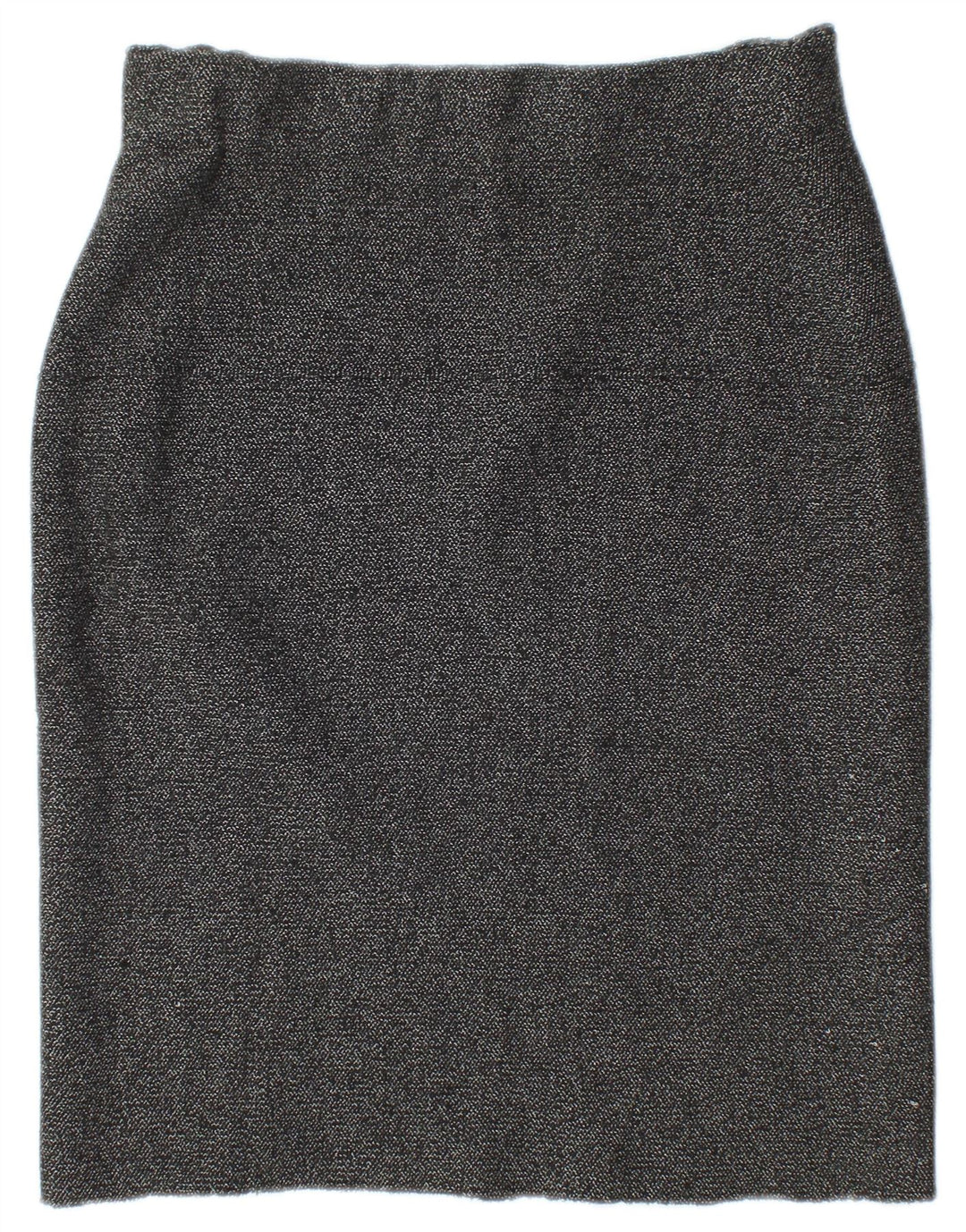 Zara Γυναικεία Πλεκτή Μολύβι Φούστα Μεσαία W28 Γκρι Flecked