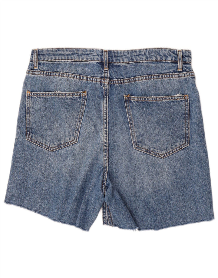 Zara Γυναικείο τζιν σορτς EU 40 Medium W30 Μπλε βαμβακερό