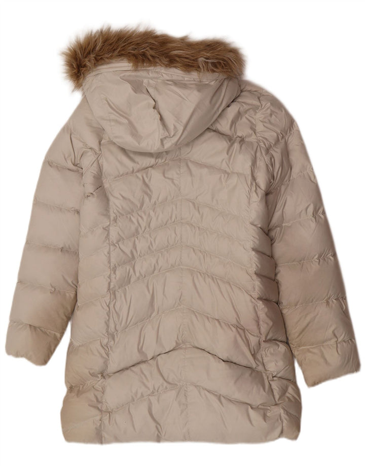 Marmot Γυναικείο παλτό με κουκούλα UK 10 Small Off White Polyester